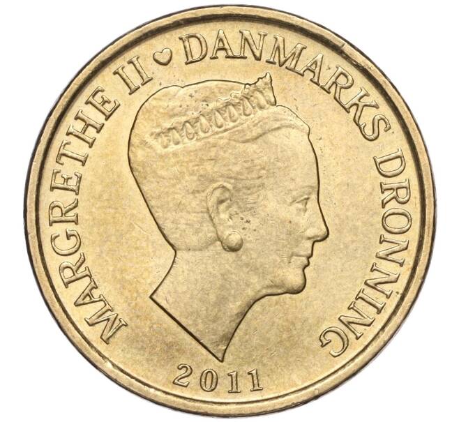Монета 20 крон 2011 года Дания «Корабли — Эмма Маэрск» (Артикул K27-84805)