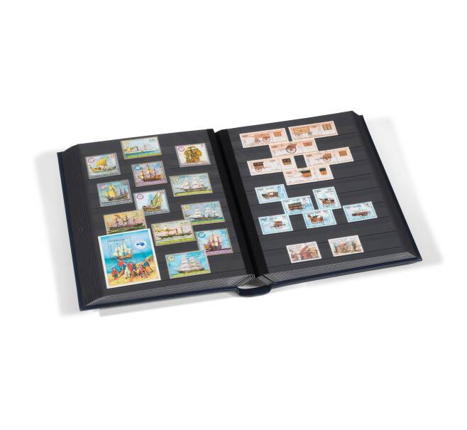 Альбом для марок «LEDER» на 64 страницы из натуральной кожи (Коричневый) LEUCHTTURM 356723 (Артикул L1-30024)