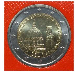 2 евро 2016 года 200 лет Папской жандармерии (в буклете) — Фото №1