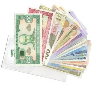 Набор из 28 банкнот Украины «20 лет денежной реформы 1996 - 2016» — Фото №1