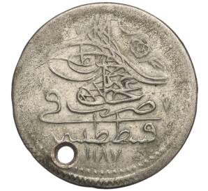 10 пара 1774 года (AH1187) Османская империя — Абдул Хамид I (Отверстие) — Фото №1