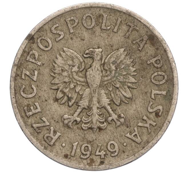 Монета 20 грошей 1949 года Польша (Артикул: K11-110509) — Фото №2