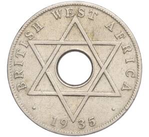 1/2 пении 1935 года Британская Западная Африка