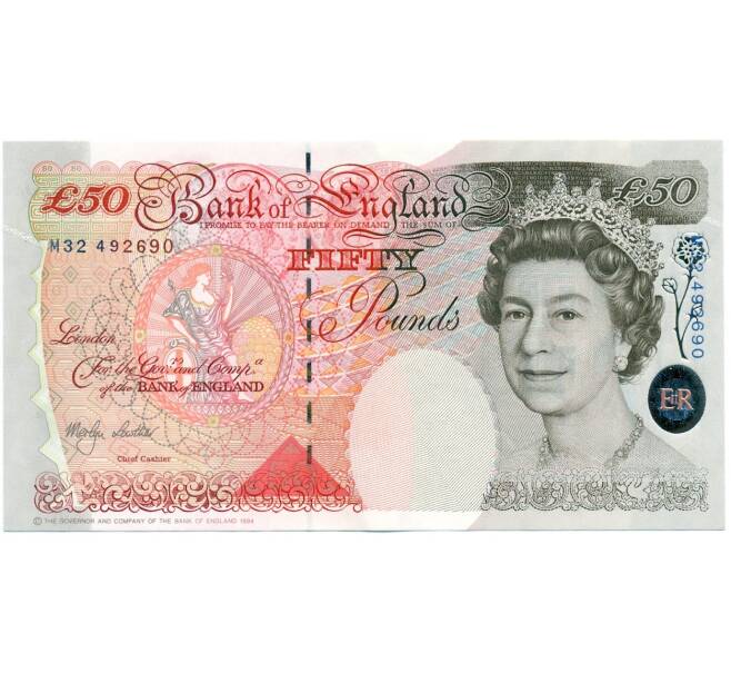 Банкнота 50 фунтов 1999 года Великобритания (Артикул T11-01308)