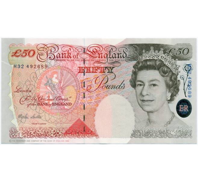 Банкнота 50 фунтов 1999 года Великобритания (Артикул T11-01309)