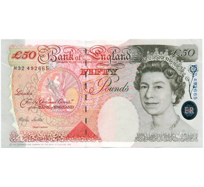 Банкнота 50 фунтов 1999 года Великобритания (Артикул T11-01313)