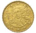 Монета 10 евроцентов 2002 года Италия (Артикул K11-110681)