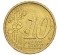 Монета 10 евроцентов 2002 года Италия (Артикул: K11-110681) — Фото №2