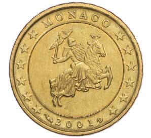 10 евроцентов 2001 года Монако — Фото №1