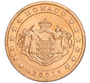 2 евроцента 2001 года Монако — Фото №1