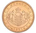 Монета 1 евроцент 2001 года Монако (Артикул: M2-70734) — Фото №1