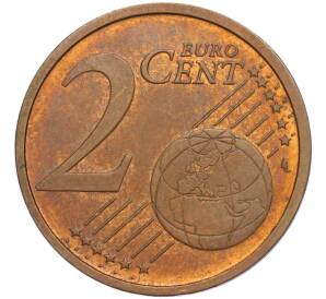 2 евроцента 2002 года D Германия