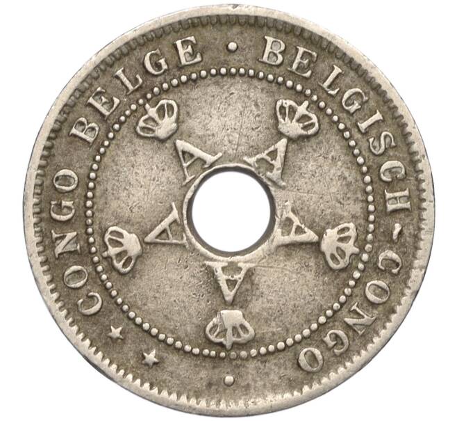 Монета 5 сантимов 1917 года Бельгийское Конго (Артикул: K11-110998) — Фото №2