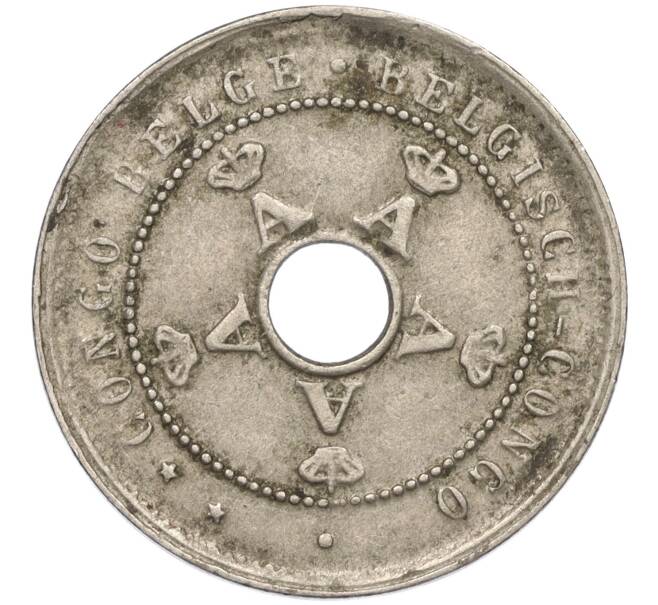 Монета 5 сантимов 1921 года Бельгийское Конго (Артикул: K11-111001) — Фото №2