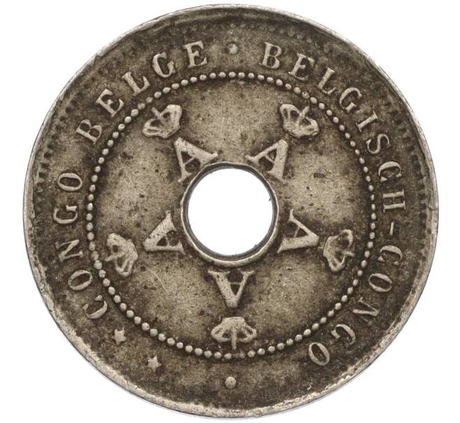 Монета 5 сантимов 1925 года Бельгийское Конго (Артикул: K11-111003) — Фото №2