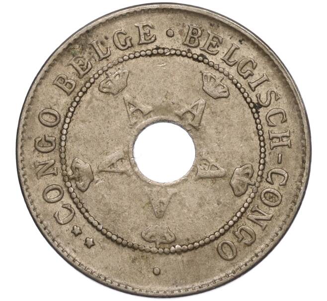 Монета 10 сантимов 1911 года Бельгийское Конго (Артикул: K11-111018) — Фото №2