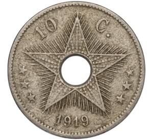 10 сантимов 1919 года Бельгийское Конго — Фото №1