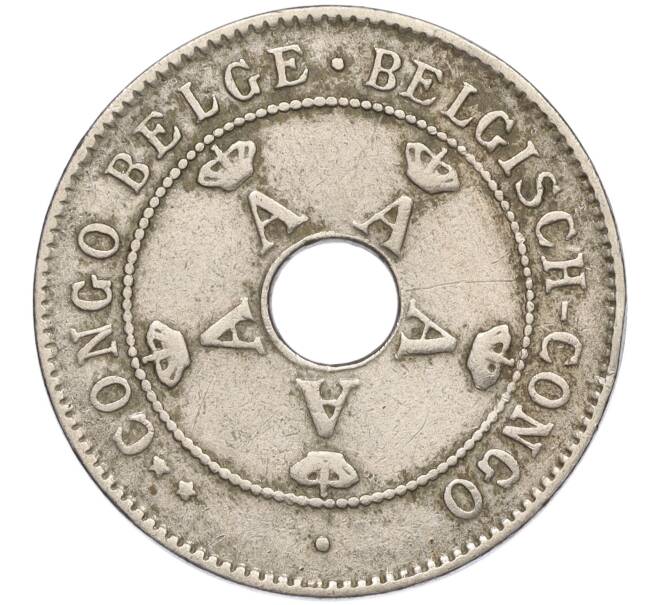 Монета 10 сантимов 1921 года Бельгийское Конго (Артикул: K11-111021) — Фото №2