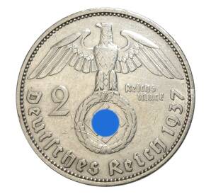 2 рейхсмарки 1937 года А — Германия — Фото №1