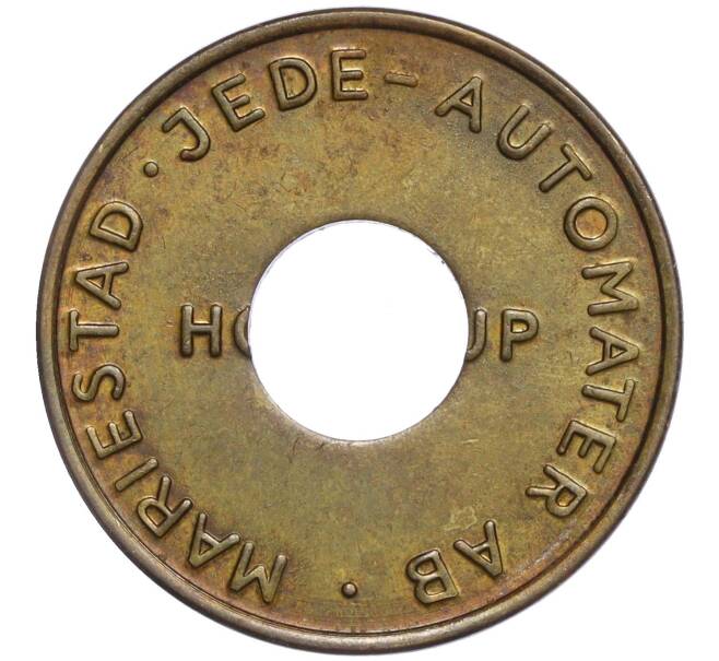 Жетон торгового автомата компании «Jede-Matic Mariestad» Швеция (Артикул: K11-111261) — Фото №2