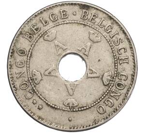 10 сантимов 1911 года Бельгийское Конго
