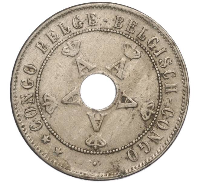 Монета 20 сантимов 1911 года Бельгийское Конго (Артикул: K11-111381) — Фото №2