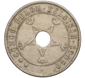20 сантимов 1911 года Бельгийское Конго — Фото №2