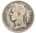 Монета 1 франк 1926 года Бельгийское Конго — легенда на французском (CONGO BELGE / DES BELGES) (Артикул K11-111426)