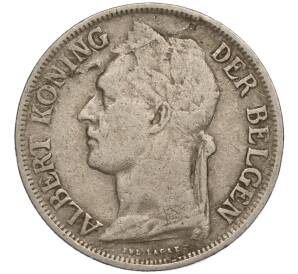 1 франк 1928 года Бельгийское Конго — легенда на фламандском (BELGISH CONGO / DER BELGEN)