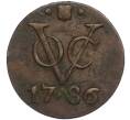 Монета 1 дуит 1786 года Голландская Ост-Индия — чекан Утрехта (Артикул K11-111456)