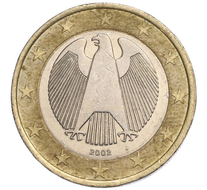 Монета 1 евро 2002 года J Германия (Артикул: K11-111309) — Фото №1
