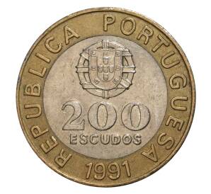 200 эскудо 1991 года Португалия — Фото №1