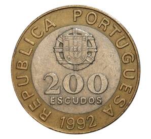 200 эскудо 1992 года Португалия — Фото №1