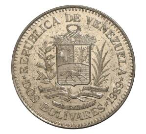 2 боливара 1989 года Венесуэла — Фото №1