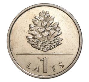 1 лат 2006 года Латвия — Шишка — Фото №1
