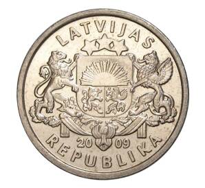 1 лат 2009 года Латвия — Кольцо Намейса — Фото №2