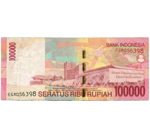 100000 рупий 2011 года Индонезия