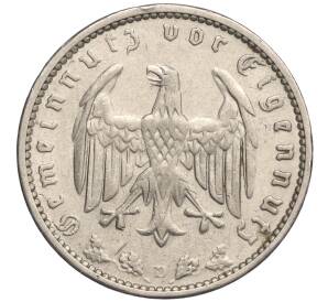 1 рейхсмарка 1936 года D Германия — Фото №2
