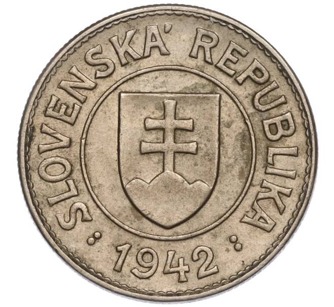 Монета 1 крона 1942 года Словакия (Артикул K11-111505)