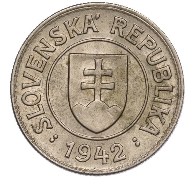 Монета 1 крона 1942 года Словакия (Артикул K11-111507)