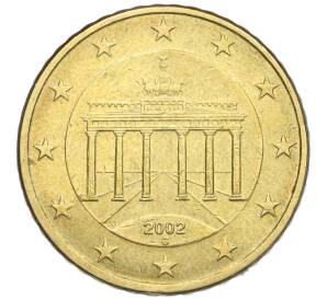 50 евроцентов 2002 года G Германия — Фото №1