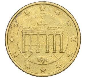 50 евроцентов 2002 года F Германия — Фото №1