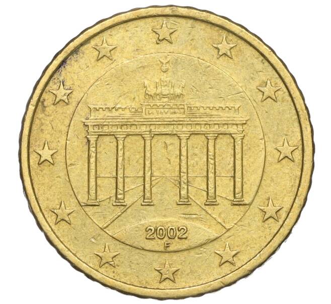 Монета 50 евроцентов 2002 года F Германия (Артикул: T11-01718) — Фото №1