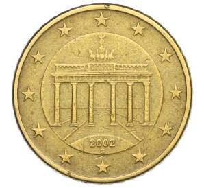 50 евроцентов 2002 года G Германия — Фото №1
