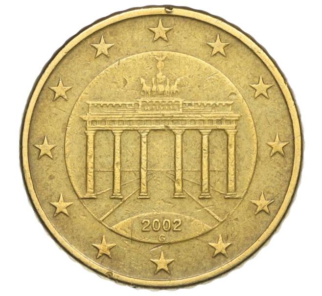 Монета 50 евроцентов 2002 года G Германия (Артикул: T11-01720) — Фото №1