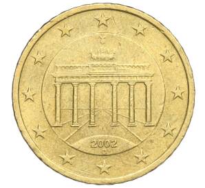 50 евроцентов 2002 года D Германия — Фото №1