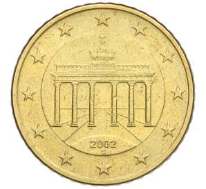 50 евроцентов 2002 года G Германия — Фото №1