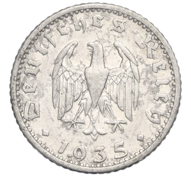 Монета 50 рейхспфеннигов 1935 года G Германия (Артикул K11-111534)