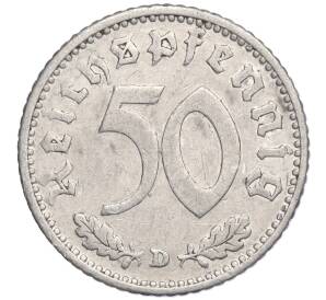 50 рейхспфеннигов 1940 года D Германия — Фото №2