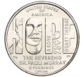 Монета 1/4 доллара (25 центов) 2024 года D США «Американские женщины — Паули Мюррей» (Артикул M2-70772)